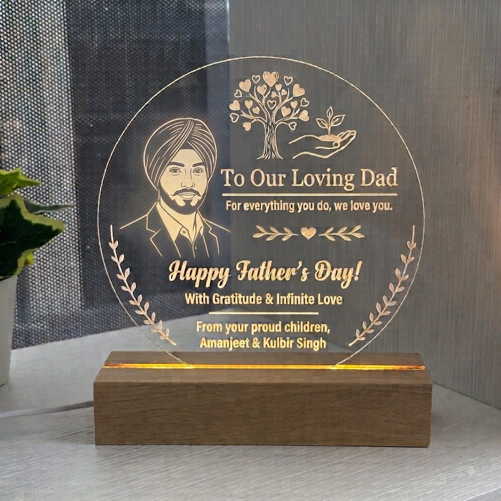 Father’s Day LED Lamp Hamper