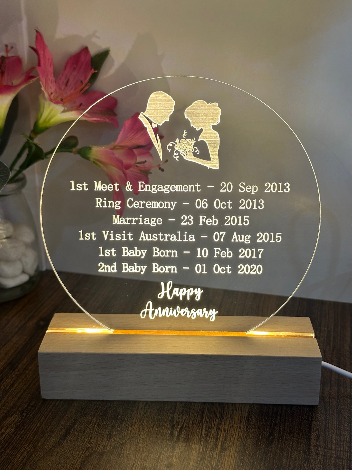 Anniversary LED Lamp