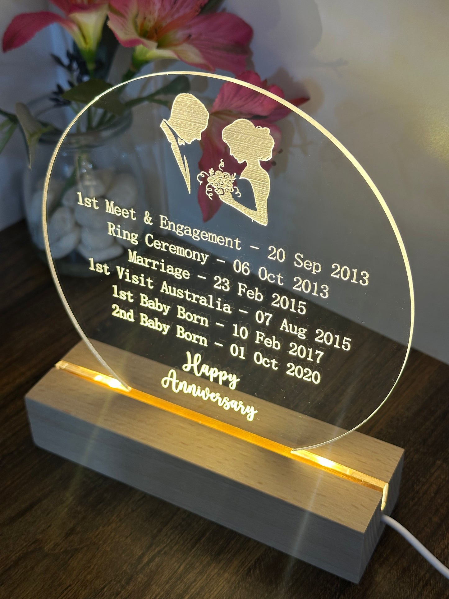 Anniversary LED Lamp