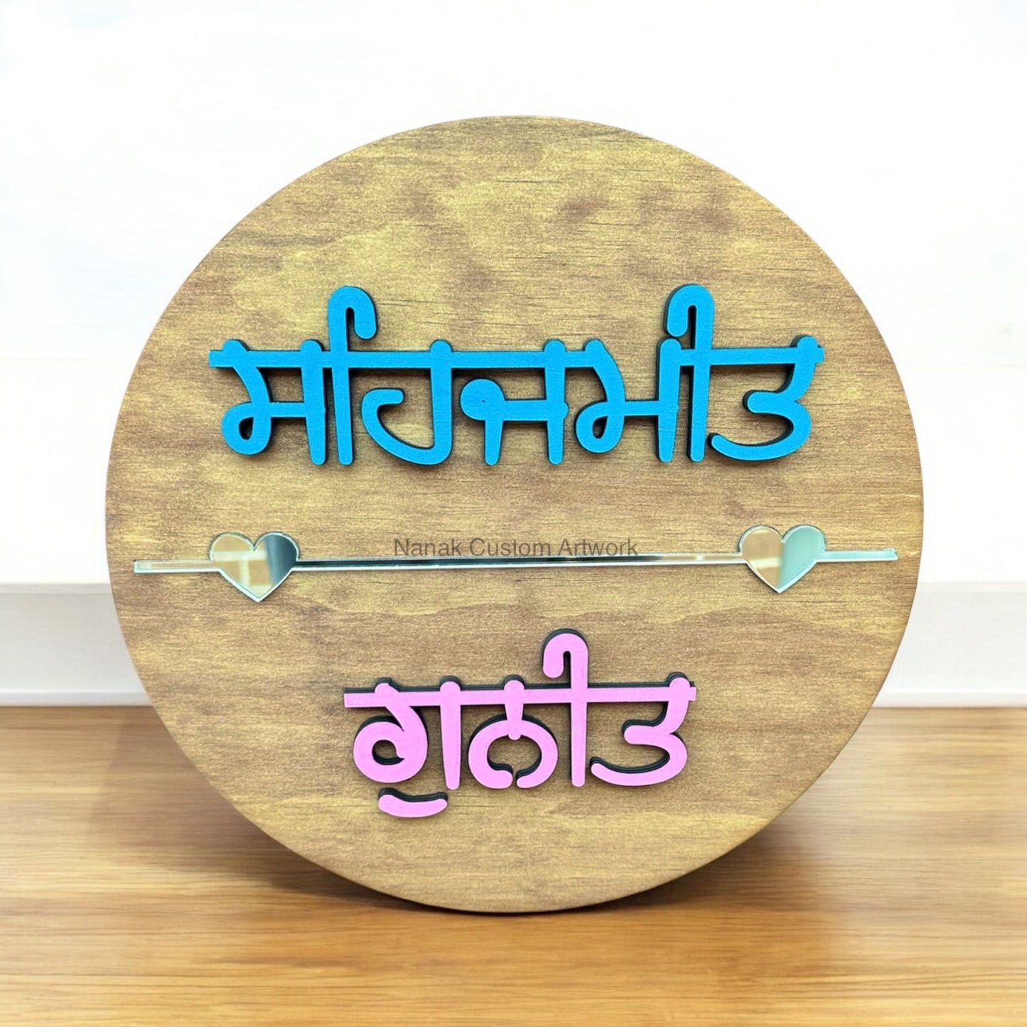 Two Kids Name Door Sign