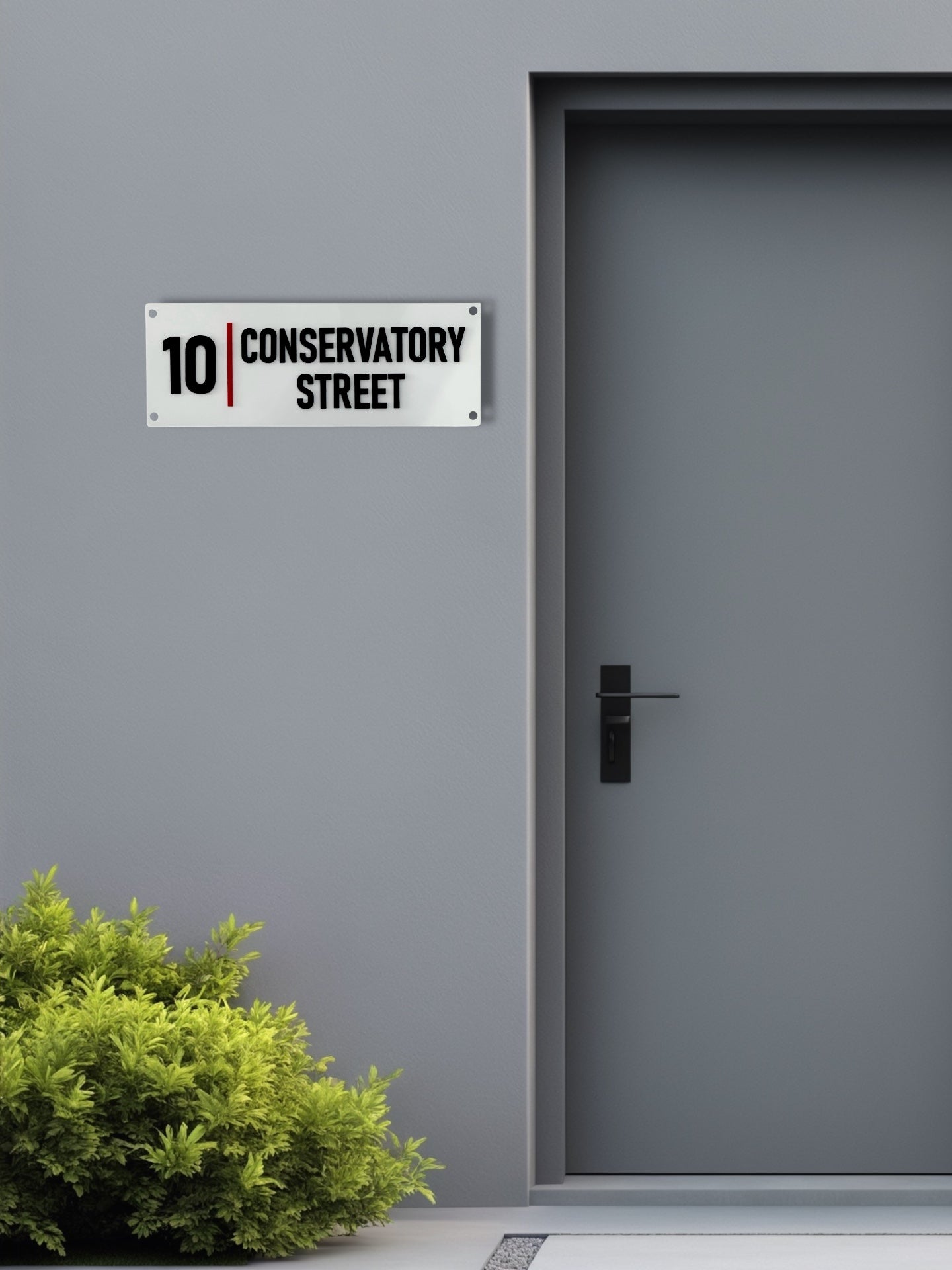 House Number / Street Name Sign