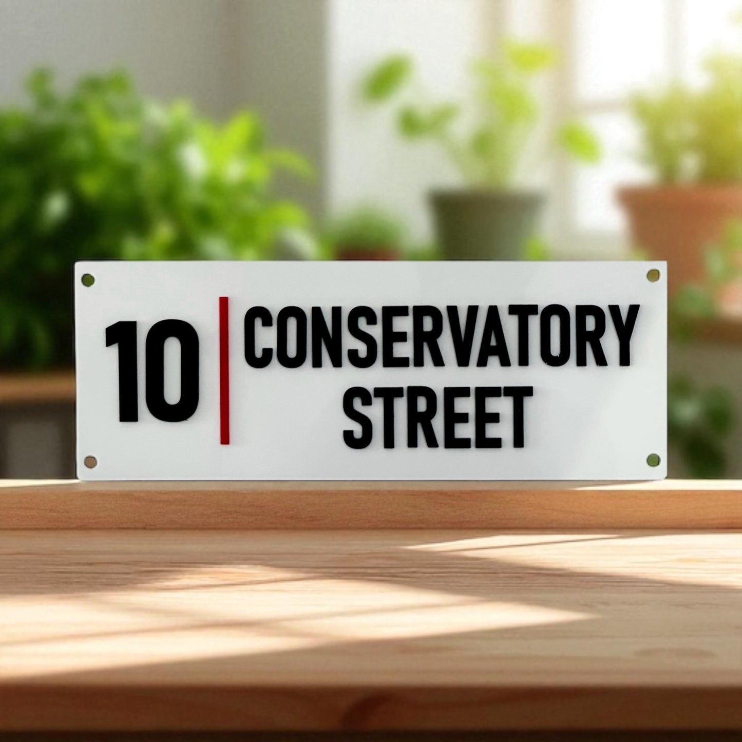 House Number / Street Name Sign