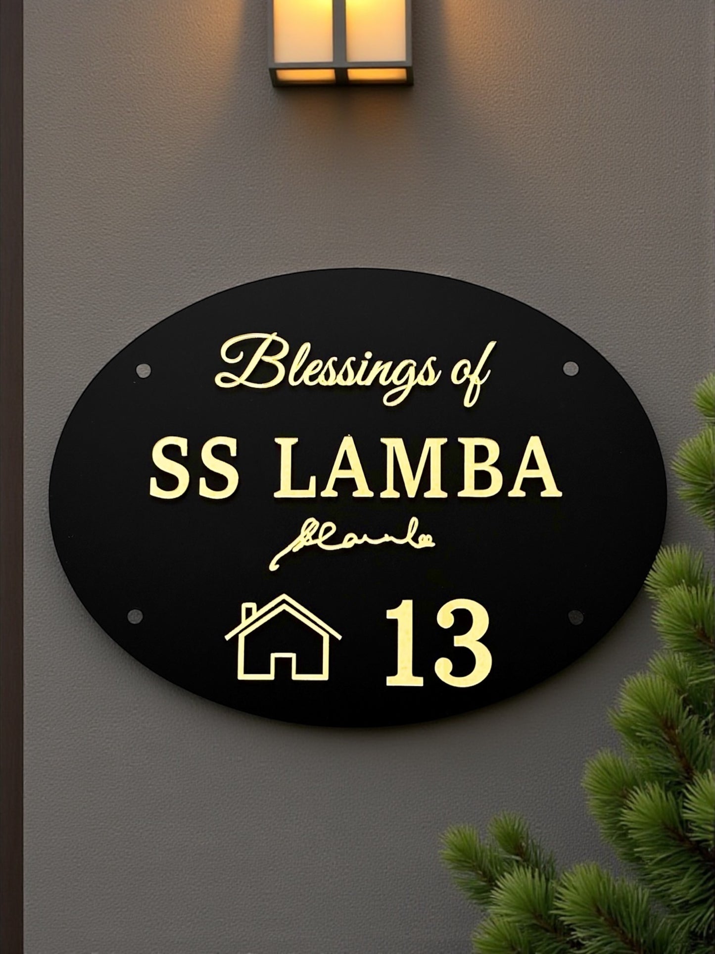 Personlised house Sign