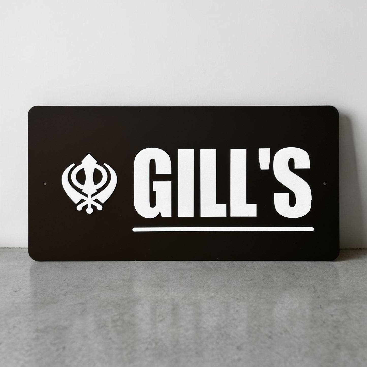 Family Name Standard House Sign