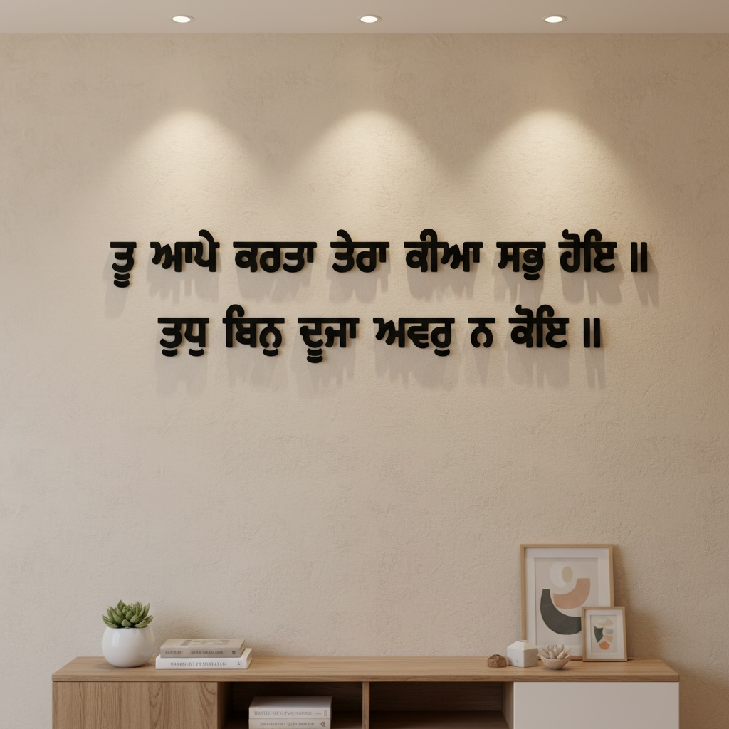 3D Gurbani Letters