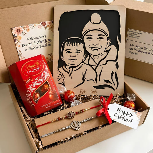 Rakhi Hamper with Portrait