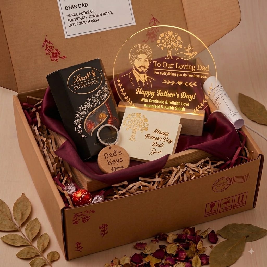 Father’s Day LED Lamp Hamper