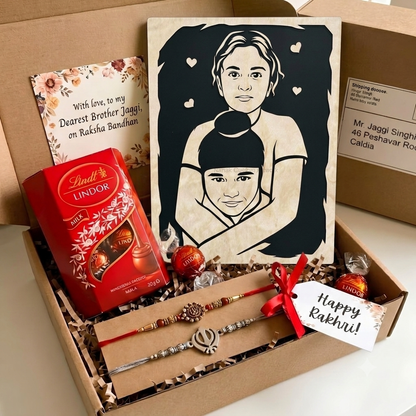 Rakhi Hamper with Portrait