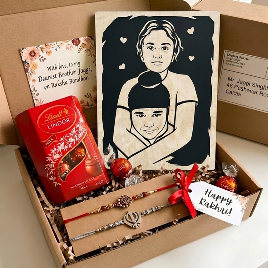 Rakhi Hamper with Portrait