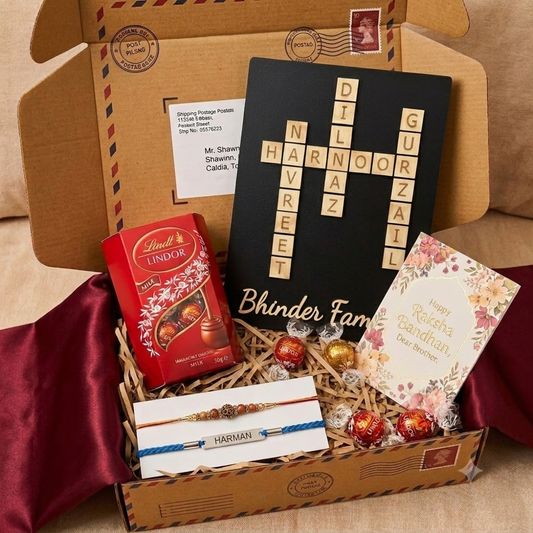 Rakhi Hamper with Crossword Puzzle