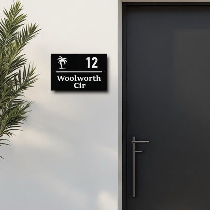 3D House Number / Street Name Sign