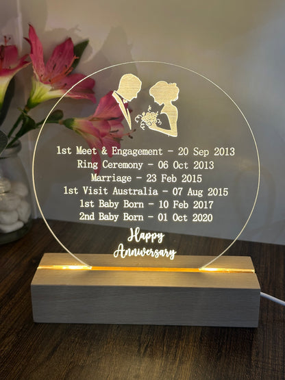 Anniversary LED Lamp