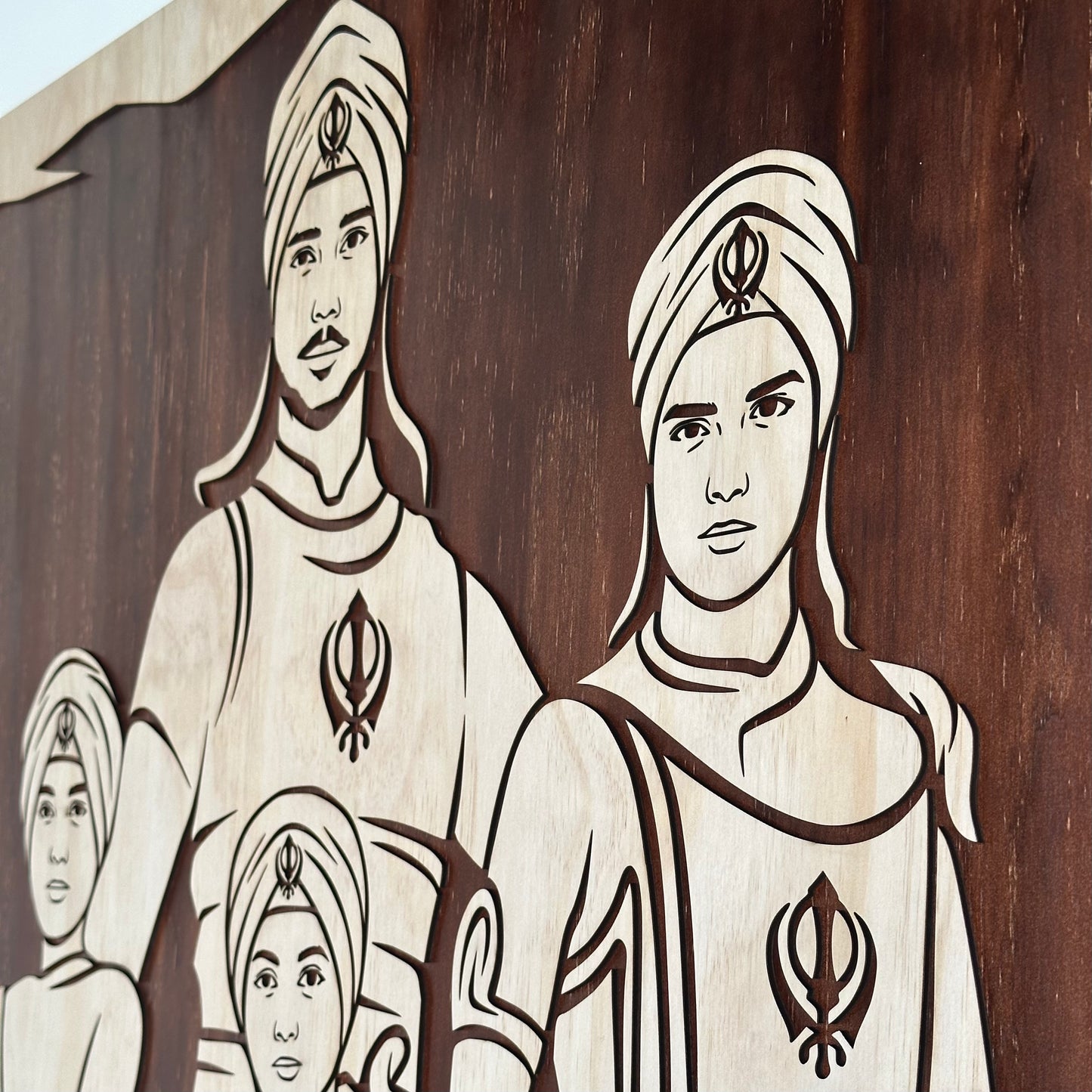 Chaar Sahibazaade Handcrafted Portrait