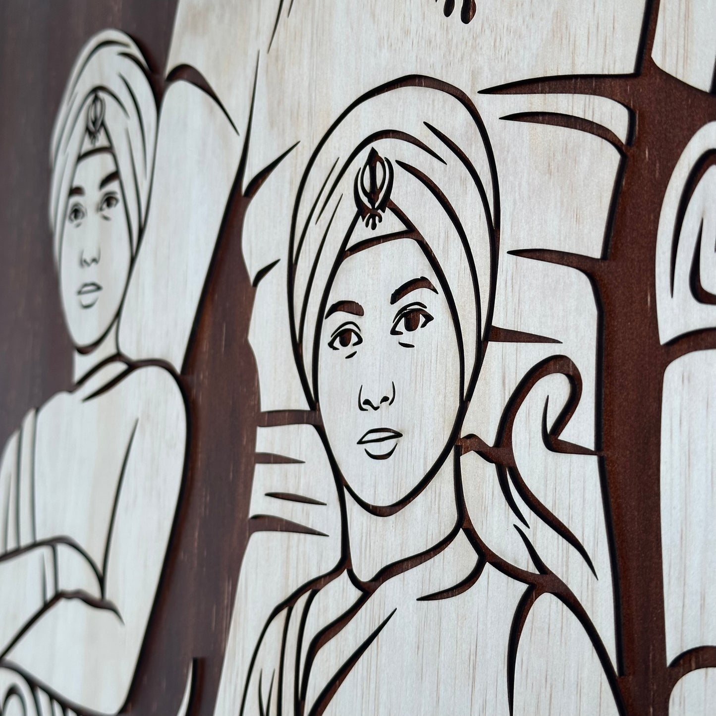 Chaar Sahibazaade Handcrafted Portrait