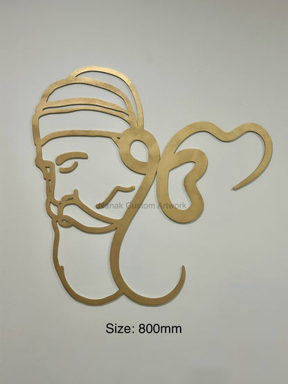 Guru Nanak & Ik Onkar Laser Cut