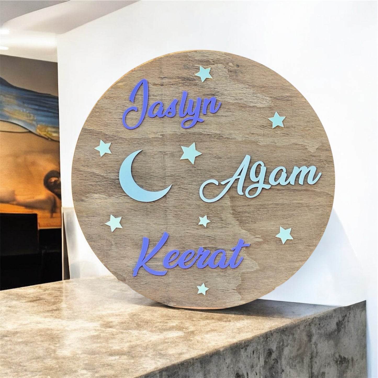 Kids Name Plaque