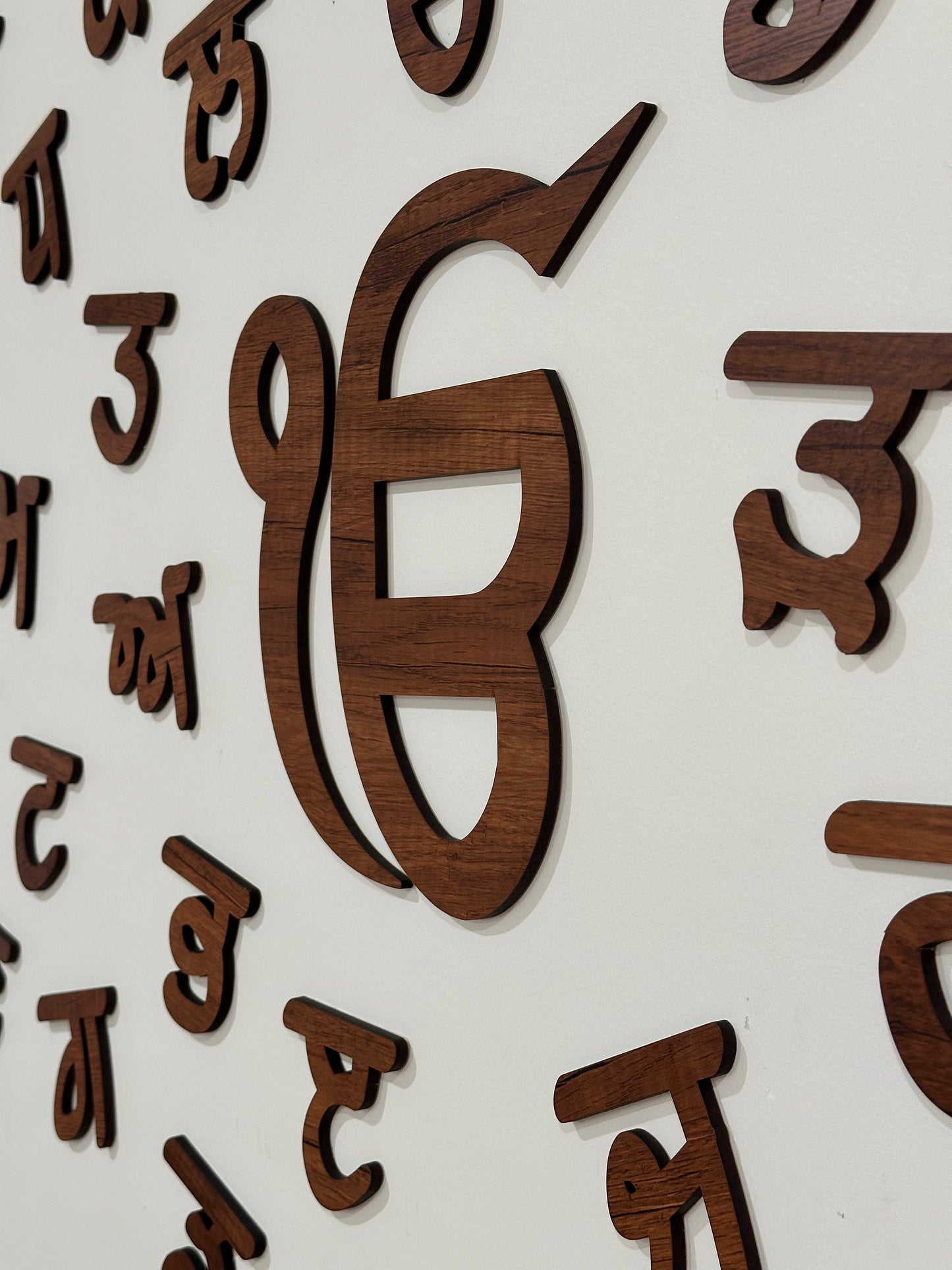 Gurmukhi 35 Wall Letters with Ik Onkar