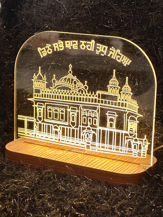 Golden Temple LED Lamp