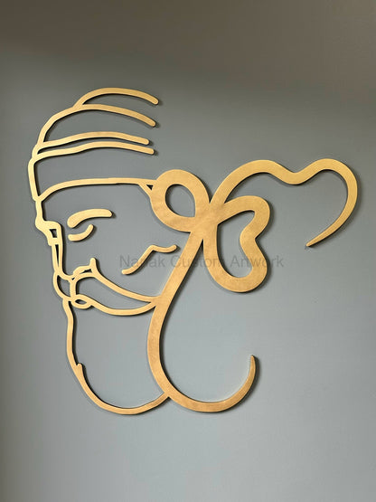 Guru Nanak & Ik Onkar Laser Cut