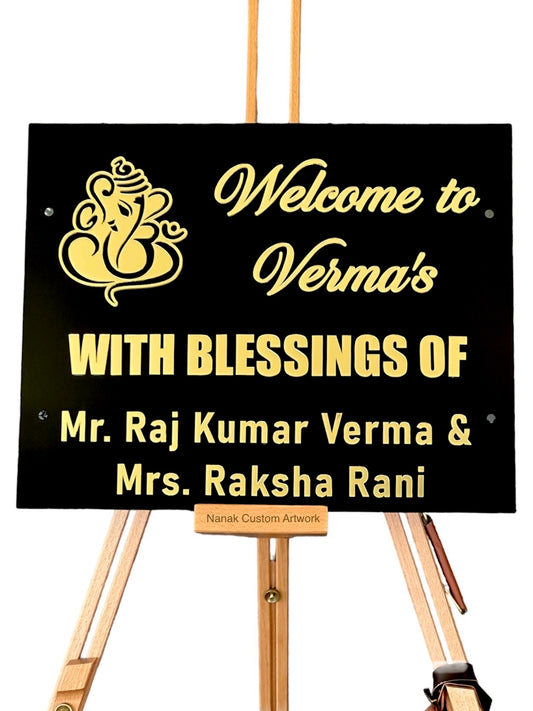 Ganesha Welcome Sign