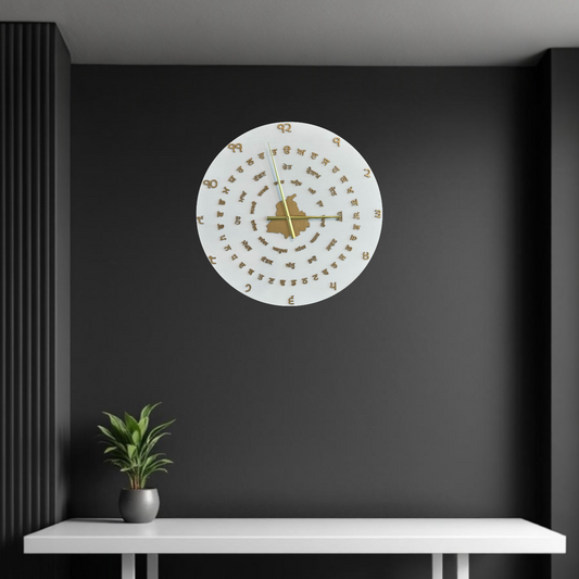 Gurmukhi 35 & Desi Mahine Punjab Clock