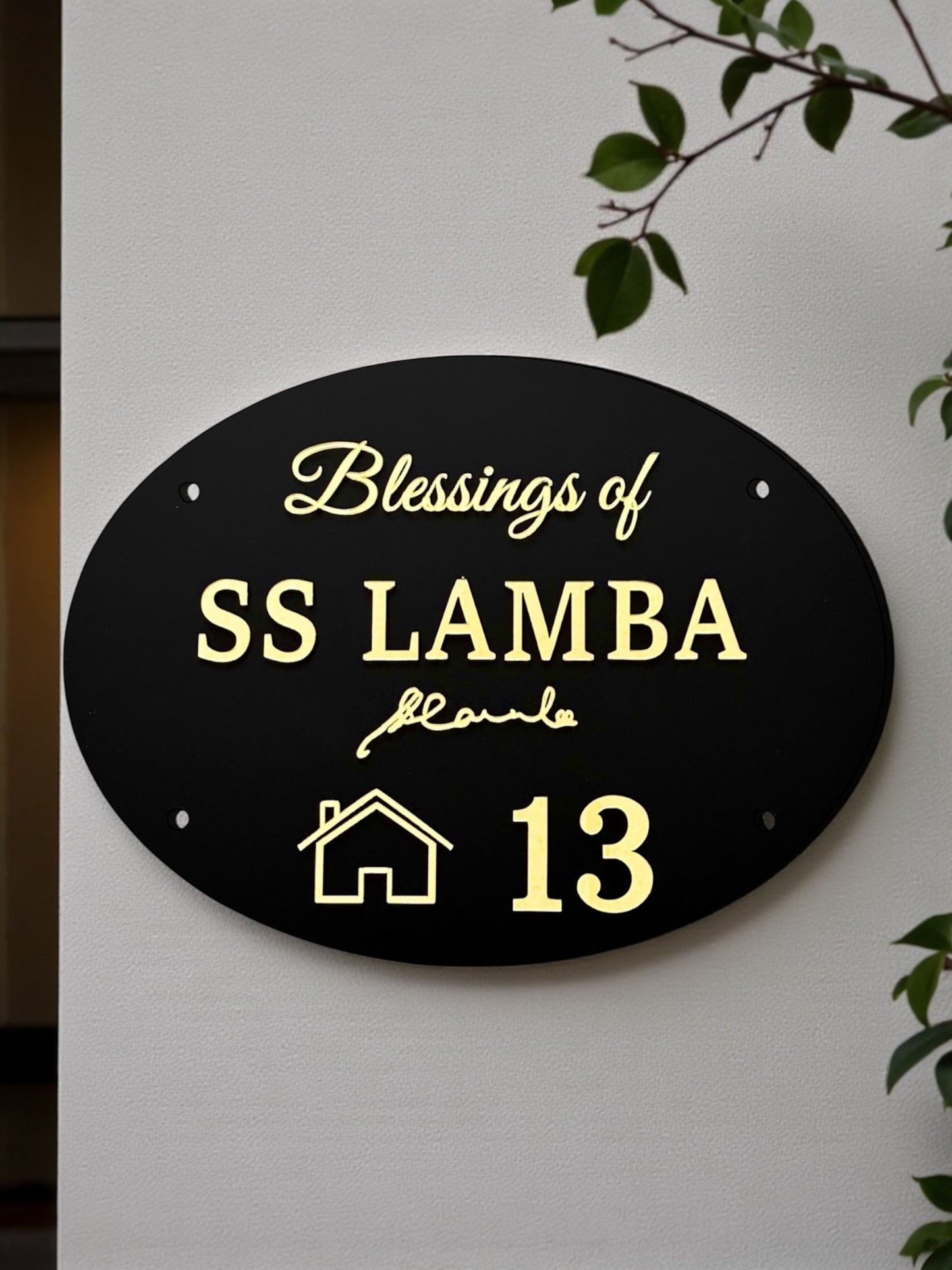 Personlised house Sign