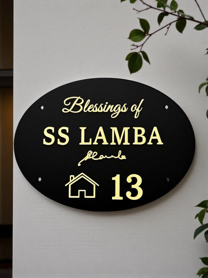 Personlised house Sign