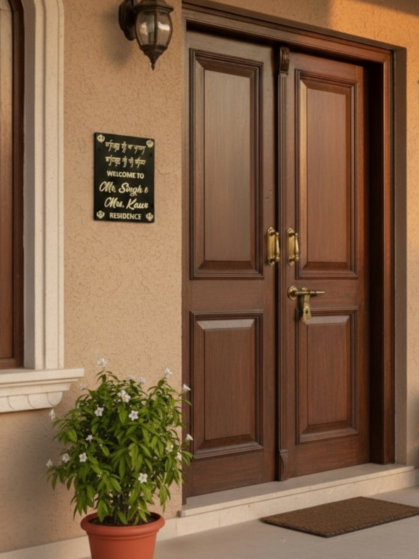 Punjabi Personalized House Sign