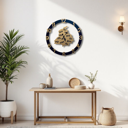 Ring Punjab Clock With Desi Mahine