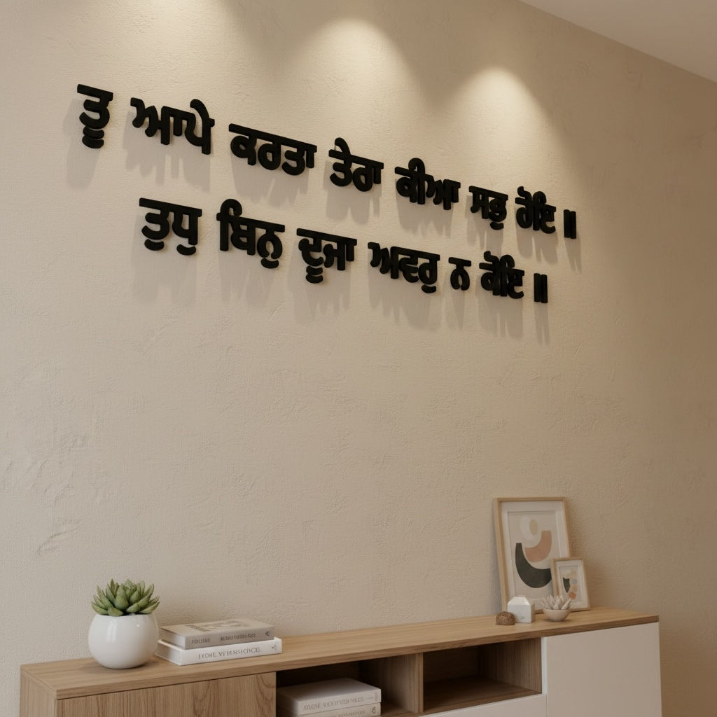 3D Gurbani Letters