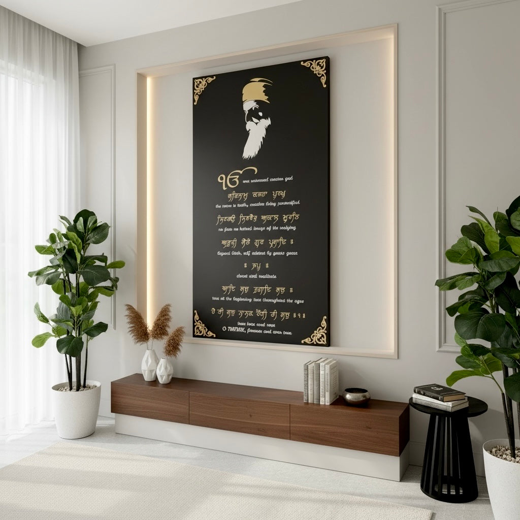 Standing Moolmantar Wall Art with Portrait