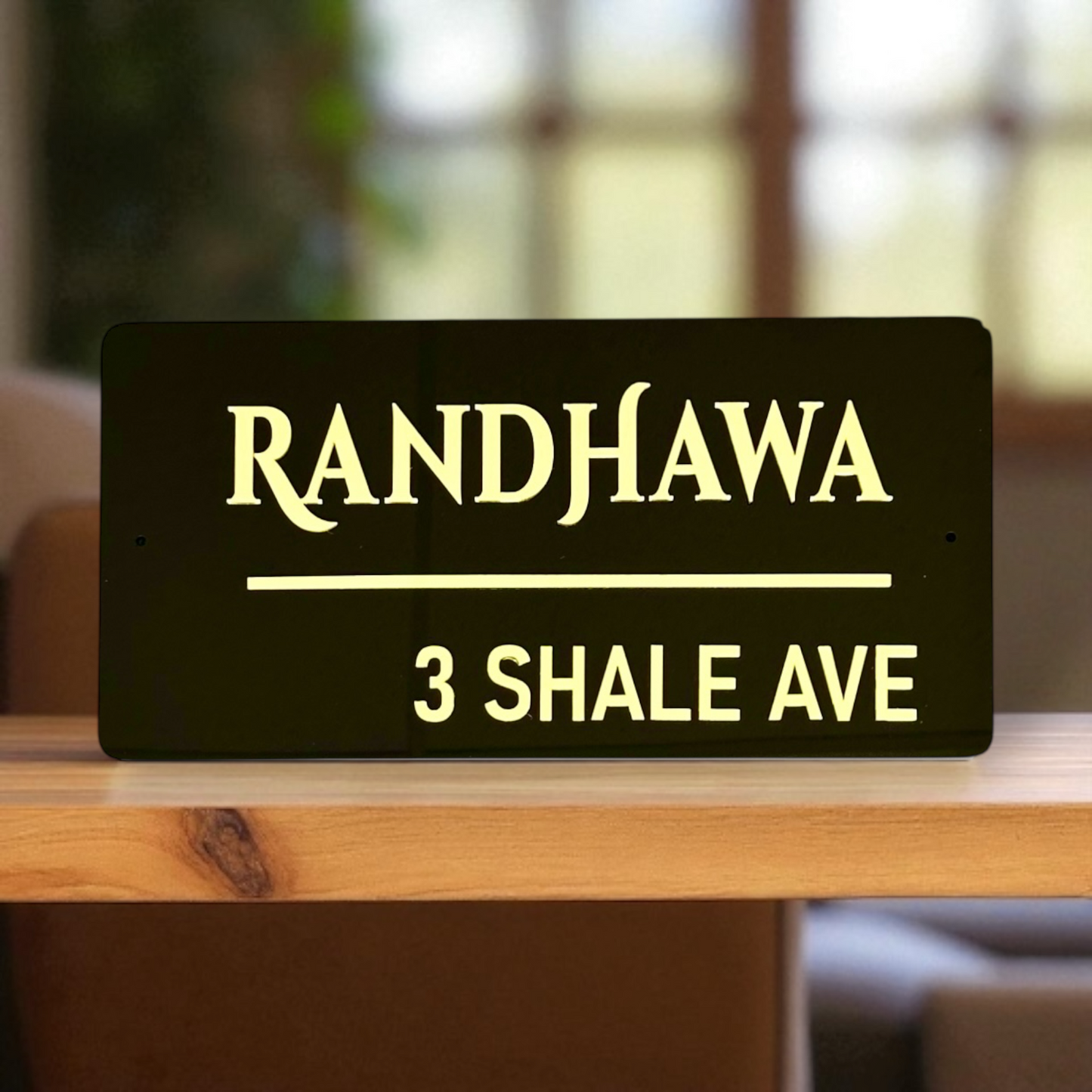 Rectangular House Sign