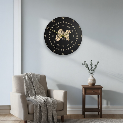 Punjabi Clock With Old Punjab