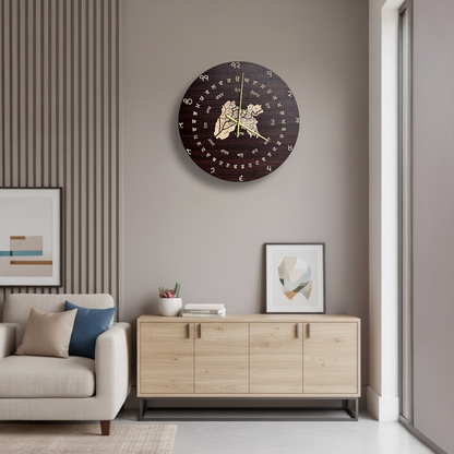 Punjabi Clock With Old Punjab