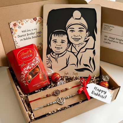 Rakhi Hamper with Portrait